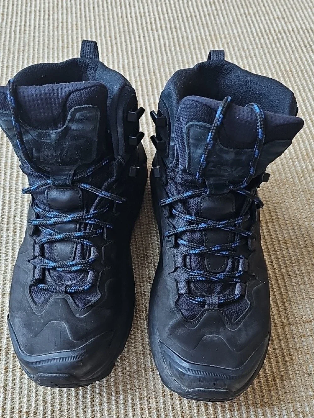 Hoka One One Navy Blue Heel Tab